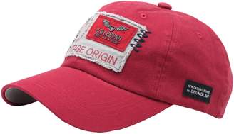 RaOn B110 Men Vintage Legend Decoration Leather Patch Ball Cap Baseball Hat Truckers