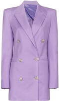 Thumbnail for your product : ATTICO Double-Breasted Blazer Dress
