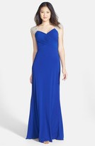 Thumbnail for your product : Mikael AGHAL Embellished Cap Sleeve Jersey Gown