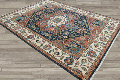 Bungalow Rose One-of-a-Kind Heimbert Wool Indoor/Outdoor Area Rug