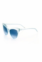 Thumbnail for your product : Wildfox Couture Sunwear Grand Dame Sunglasses in Crystal Cove/Gloss Silver