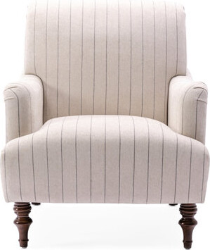Striped Arm Chair Sea Oat, Textile Seat, Foam Filled, Natural Color Assortment Group , 33.96 In Depth, 30.08 Width, 36.63 Height, 43.45 Lb Of Oat Styl
