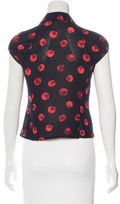 Moschino Cheap & Chic Moschino Cheap and Chic Printed Short Sleeve Top