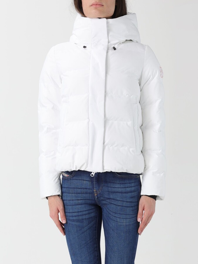Save The Duck Jacket Woman color White