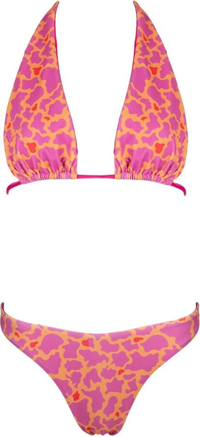 SAY NO MORE WEAR - Sienna Halter Bikini Set Double Faced - ShopStyle ...