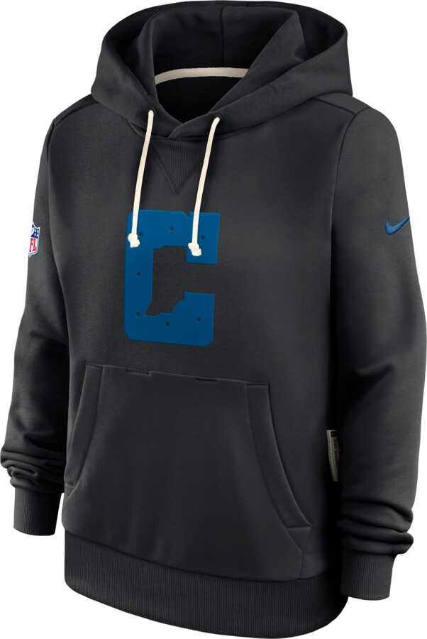 Indianapolis Colts Alt 2 Pack Nike Women's Dri-FIT NFL Pullover Hoodie in Black | 03C300A98-A7L