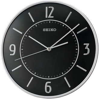 Seiko Silver Tone Quiet Sweep Wall Clock Qxa642slh