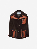 Thumbnail for your product : Vestiaire Collective Pre-loved Prada caban cotton-corduroy jacket