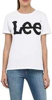 Thumbnail for your product : Lee Women's Logo Tee T-Shirt, (White Ep12)