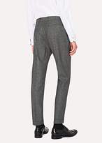 Thumbnail for your product : Men's Tapered-Fit Wool And Silk-Blend Grey Tweed Trousers