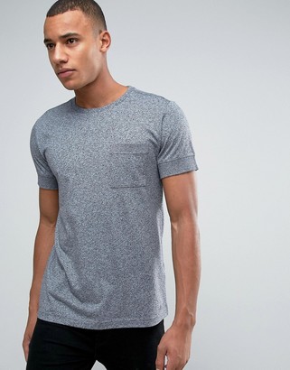 Esprit Slim Fit T-shirt with Pocket and Cuffed Sleeve