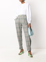 Thumbnail for your product : Essentiel Antwerp Checked Tapered Leg Trousers