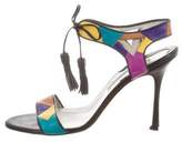 Thumbnail for your product : Brian Atwood Lace-Up Leather Sandals