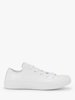 converse leather frill ox trainer