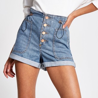 river island denim shorts womens