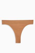 Thumbnail for your product : Topshop Camel Seamless High Leg Thong
