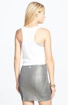 Thumbnail for your product : RVCA 'Temper' Metallic Skirt (Juniors)