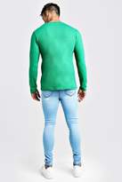 Thumbnail for your product : boohoo Basic Long Sleeve Crew Neck T Shirt