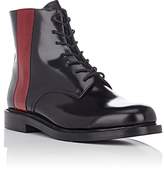 Thumbnail for your product : Calvin Klein Men's Stripe-Appliquéd Spazzolato Leather Boots