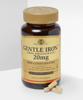 Thumbnail for your product : Solgar Gentle Iron (Iron Bisglycinate) 20 mg Vegetable Capsules Gentle Iron (Iron Bisglycinate) 20 mg Vegetable Capsules