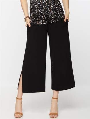 A Pea in the Pod Secret Fit Belly Crepe Wide Leg Maternity Pants