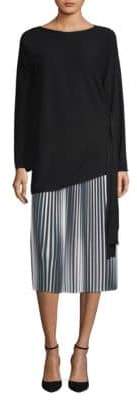 Eileen Fisher Side Tie Seamless Italian Cashmere Tunic