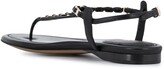 Thumbnail for your product : Ferragamo Vara chain thong sandals