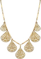 Thumbnail for your product : 1928 Jewelry Company 1928 Jewelry Gold-Tone Vine Filigree Teardrop Adjustable Collar Necklace