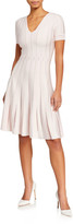 Thumbnail for your product : Zac Posen V-Neck Short-Sleeve Knit Dress