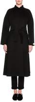 Giorgio Armani Dolman-Sleeve Belted Cashmere Coat, Black