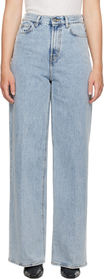 Totême Blue Wide Leg Jeans