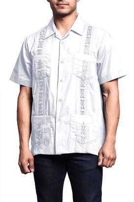 G-Style USA Men's Short Sleeve Cuban Guayabera Shirt 2000-1 - 6X-Large