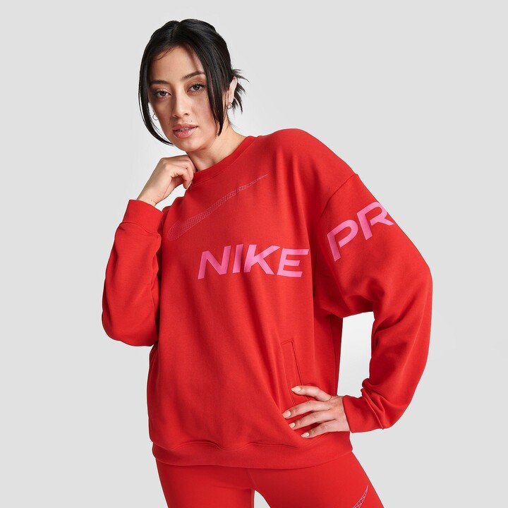 Nike Women's Dri-FIT Get Fit Pro Crewneck Sweatshirt - ShopStyle Activewear  Tops