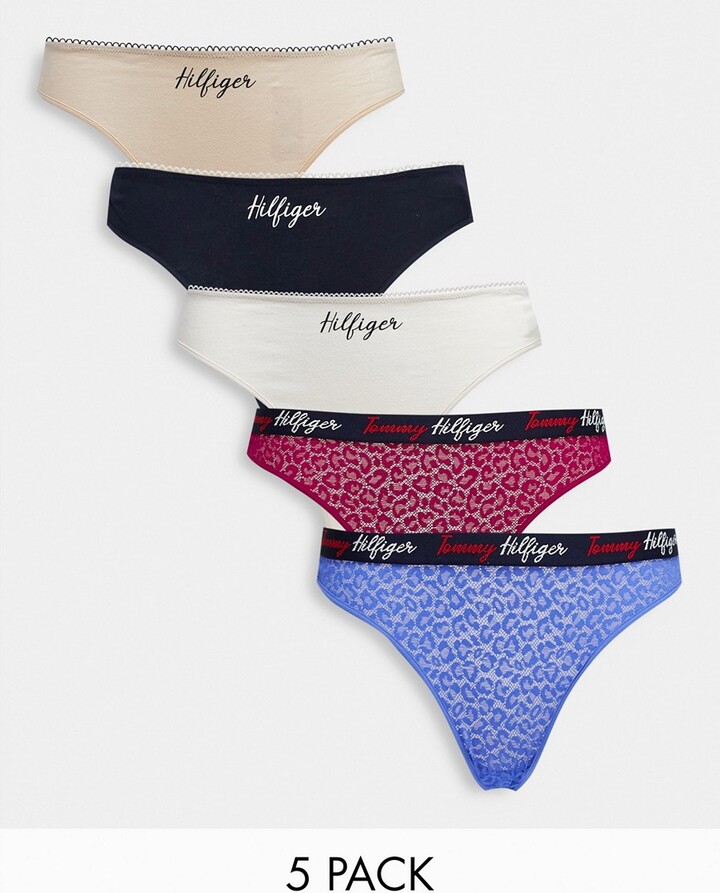 Tommy Hilfiger String Iconic Cotton Thong 1387906069-990