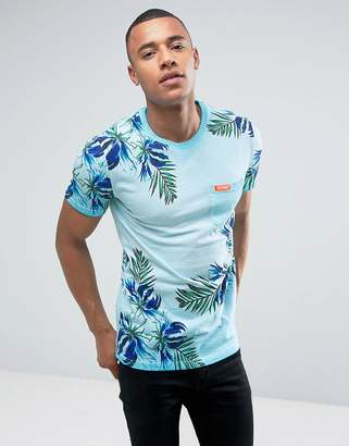 Superdry T-Shirt With All Over Summer Print