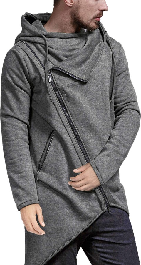 COOFANDY Men Gym Athletic Hoodies Lightweight Pleated Raglan Sleeve Sweatshirts 