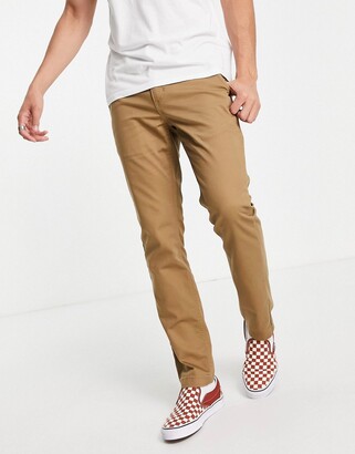 Vans Authentic slim chinos in tan - ShopStyle