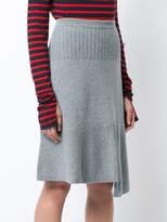 Thumbnail for your product : Barrie asymmetric knit skirt
