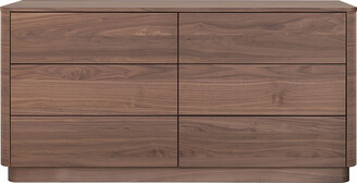 Moe's Home Collection Round Off walnut wood dresser
