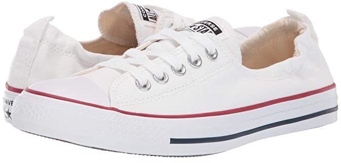 white converse no laces