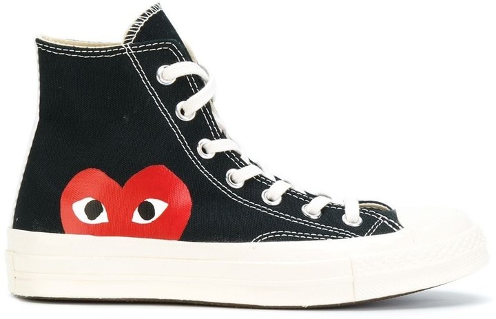 converse with the heart on the side