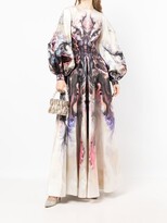Thumbnail for your product : Saiid Kobeisy Chromatic-Print Evening Gown