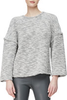 Thumbnail for your product : L'Agence Reversed-Seam Knit Sweater