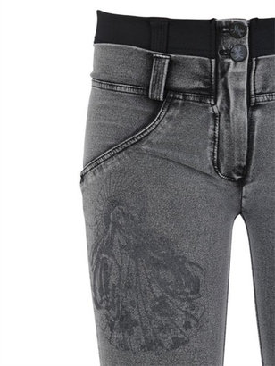 Freddy High Waisted Printed Stretch Denim Jeans