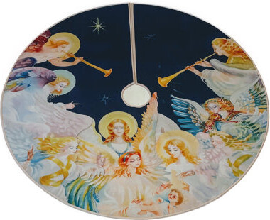 ARTzTEX Angels on High Tree Skirt