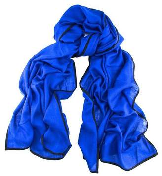 Black Trinity Blue and Cashmere and Silk Scarf