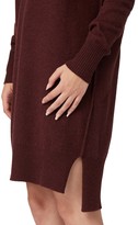 Thumbnail for your product : Frank & Oak 31920 Mock Neck Mini Sweater Dress in Merlot Heather