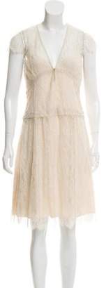 Burberry Lace Knee-Length Dress w/ Tags Lace Knee-Length Dress w/ Tags