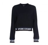 Thumbnail for your product : Opening Ceremony Elastic Logo Cropped Sweatshirt