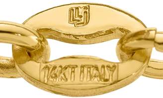 Italian Gold Round Pendant Necklace, 14K